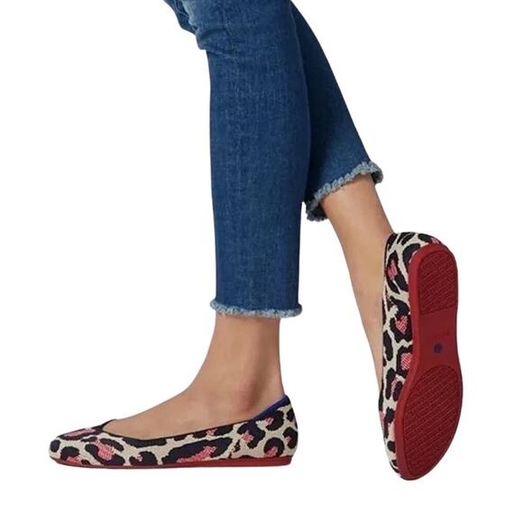 Rothy’s The Flat Big Cat Red‎ Women’s Size 10.5 - Picture 1 of 10